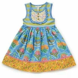Matilda Jane Blue Brilliant Day Dream Home Sweet Home Dress